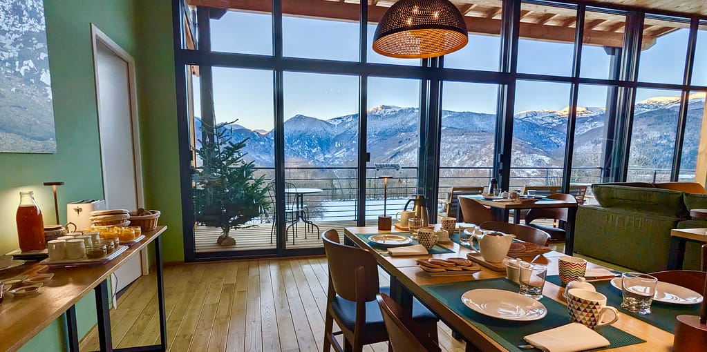 petit déjeuner aux Balcons de Sorgeat
