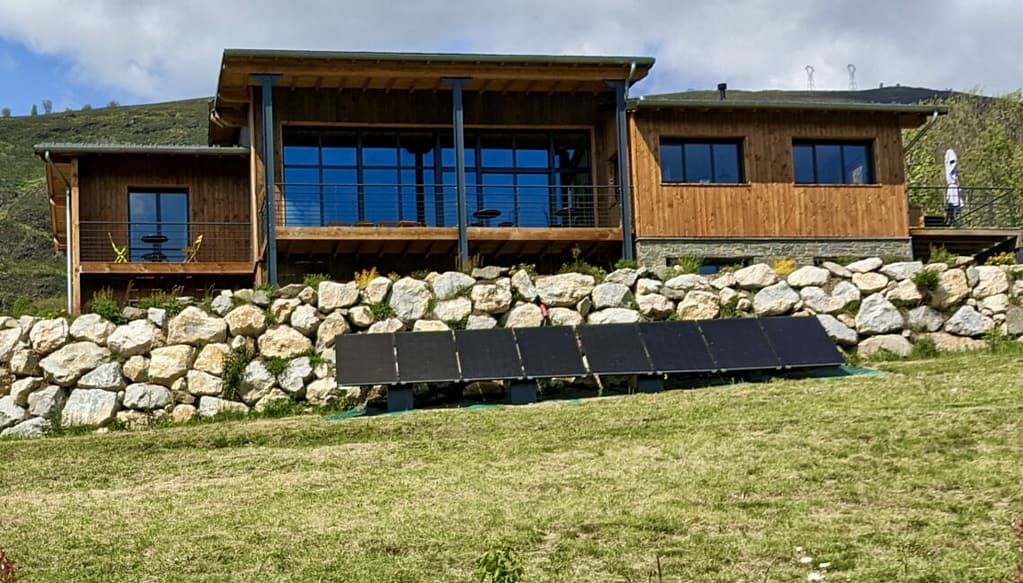 panneaux solaires des Balcons de Sorgeat